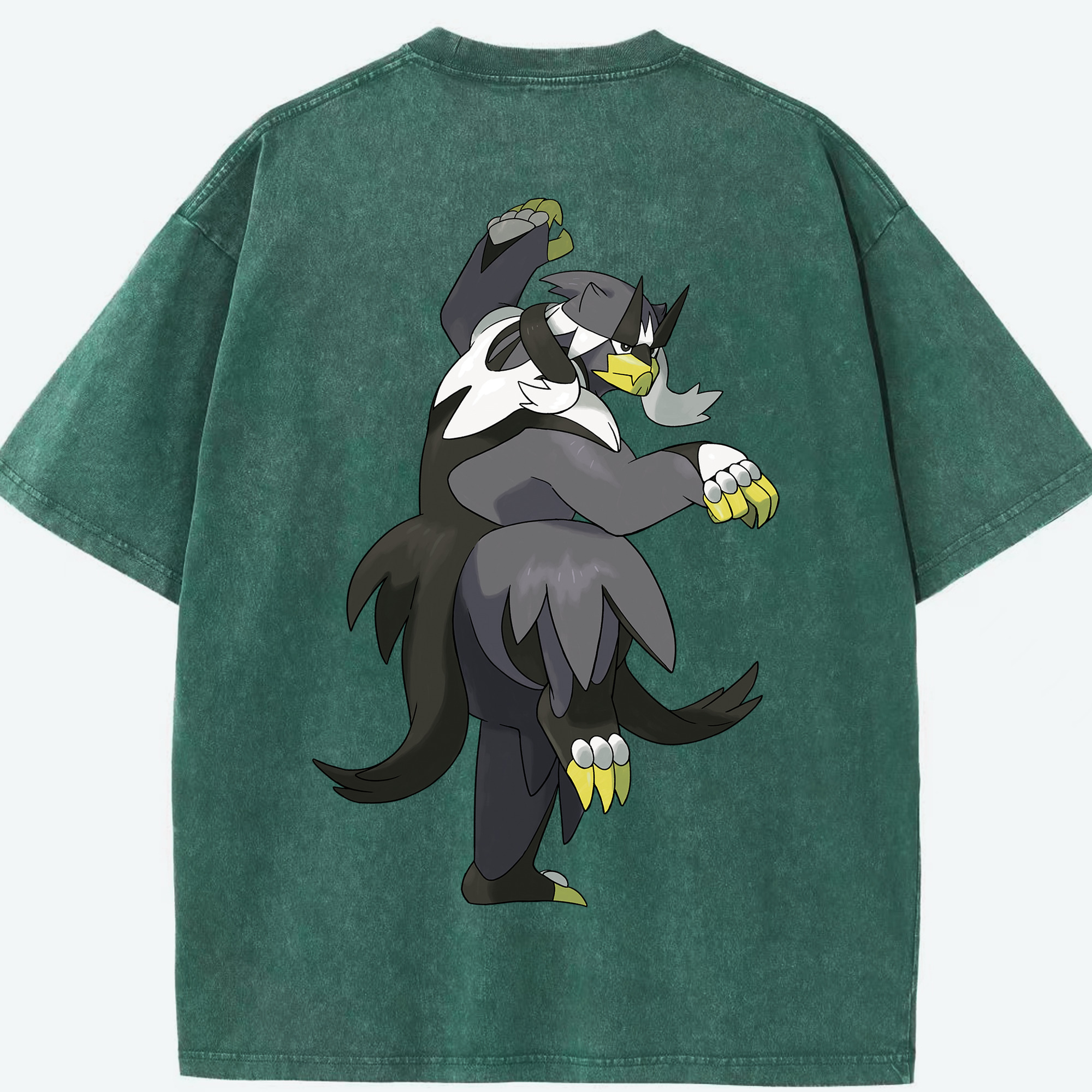 （画像用） ポケットモンスター Pokémon 綿100% ヴィンテージ風 半袖Tシャツ（背面プリント）